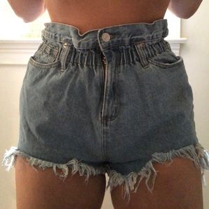 FashionNova High Waisted Jean Shorts